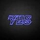 YES-fxxk' neon sign