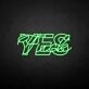 YES-fxxk' neon sign