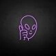 Saucer man' neon sign