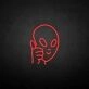 Saucer man' neon sign