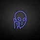 Saucer man' neon sign