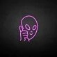 Saucer man' neon sign