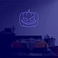 Pumpkin Head' neon sign