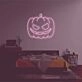 Pumpkin Head' neon sign
