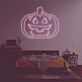 Pumpkin head2' neon sign