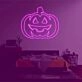 Pumpkin head2' neon sign