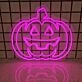 Pumpkin head2' neon sign
