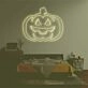 Pumpkin head2' neon sign