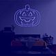 Pumpkin head2' neon sign