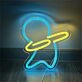 Brighten Up Your Child's Bedroom or Playroom with the Cute Little Person Kids Room LED Neon Sign - Perfect for Parties, Sleepovers, and Cozy Decor!