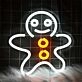 Brighten Your Winter Celebrations and Decor: Cute Snowman LED Neon Sign for Home, Office, and Festive Events.