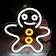 Brighten Your Winter Celebrations and Decor: Cute Snowman LED Neon Sign for Home, Office, and Festive Events.
