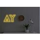 Brighten Up Your Space: Delta Upsilon LED Neon Sign Perfect for Home, Office, Bars, and Events.
