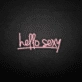 hello sexy neon sign