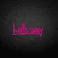 hello sexy neon sign