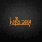 hello sexy neon sign