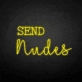 SEND nudes neon sign