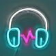Brighten Up Your Space: Earphone LED Wall Neon Sign Perfect for Bedrooms, Gaming Setups, and Music Lounges.