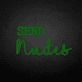 SEND nudes neon sign