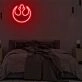 Elevate Your Movie Nights and Celebrative Atmospheres with Flag Movie LED Neon Sign for Home Theater, Bar, and Wedding Decorations.