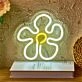Brighten Your Space: Flower Back Panel LED Neon Light Perfect for Weddings, Home Decor, and Chic Bars.