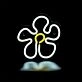 Brighten Your Space: Flower Back Panel LED Neon Light Perfect for Weddings, Home Decor, and Chic Bars.