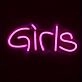 Brighten Your Home, Office, or Party Ambiance with the Girls Letter LED Neon Sign for a Personalized Touch