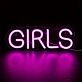 Brighten Up Your Bedroom, Salon, or Birthday Bash with the Girls Styling LED Neon Sign.