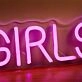 Brighten Up Your Bedroom, Salon, or Birthday Bash with the Girls Styling LED Neon Sign.