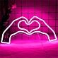 Brighten Your Special Moments: From Weddings to Cozy Nights with Hand To Heart LED Neon Light
