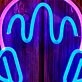 Elevate Your Space: Headphones Style Blue LED Neon Sign for Home Decor, Office Vibes, and Trendy Bar Ambiance