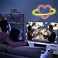 Add a Romantic Glow to Your Bedroom, Wedding, or Valentine's Celebration with Our Heart LED Neon Sign.