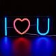 Enhance Romantic Ambiance at Home, Weddings, and Anniversaries with I Love You Shaped Red LED Neon Sign.