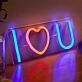 Enhance Romantic Ambiance at Home, Weddings, and Anniversaries with I Love You Shaped Red LED Neon Sign.