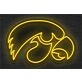 Light Up Your Game Day Celebrations and Sports Bar with the Iowa Hawkeyes Logo LED Neon Sign.