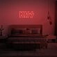 Brighten Up Your Rock-Inspired Space: Perfect for Bars, Music Lounges, and Home Decor with the Kiss Band LED Neon Sign.