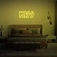 Brighten Up Your Rock-Inspired Space: Perfect for Bars, Music Lounges, and Home Decor with the Kiss Band LED Neon Sign.