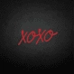 XOXO neon sign
