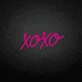 XOXO neon sign
