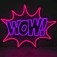 WOW! neon sign