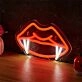 Brighten Your Bar, Party, or Game Room with the LED Neon Light Teeth Mouth Cool Fangs Man Cave.