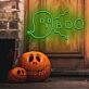 Halloween Neon Sign, Ghost Boo Neon Sign