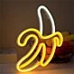 Brighten Your Space: Lovely Banana LED Neon Sign for Bars, Weddings, and Home Decor.