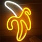 Brighten Your Space: Lovely Banana LED Neon Sign for Bars, Weddings, and Home Decor.