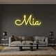 Make your wedding and bar ambiance unforgettable with the Mia Name LED Neon Sign.