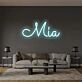 Make your wedding and bar ambiance unforgettable with the Mia Name LED Neon Sign.