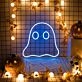 Add a Spooky Glow to Your Halloween Celebrations and Kid's Rooms with the Mini Ghost LED Neon Sign.