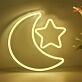 Add a celestial touch to your home, office, or event with the Mini Moon Star LED Neon Sign.