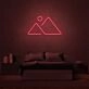 Elevate Your Space: Mountain Ranges Adventure LED Neon Sign for Home Decor, Bars, and Outdoor Adventure Settings