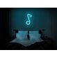 Brighten Up Your Bar and Music Studio with the Melodic Ambiance of Music Note LED Neon Light.